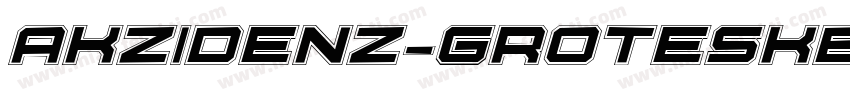 akzidenz-groteskBQ S字体转换